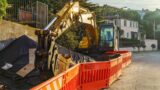 Voždovac, Vojvode Vlahovića: sanacija ponora posle urušavanja na gradilištu